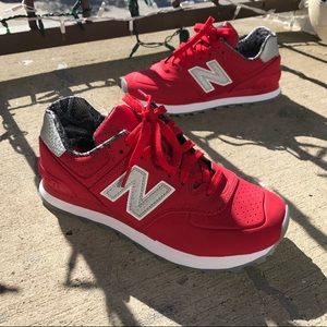 Red New Balance Sneakers